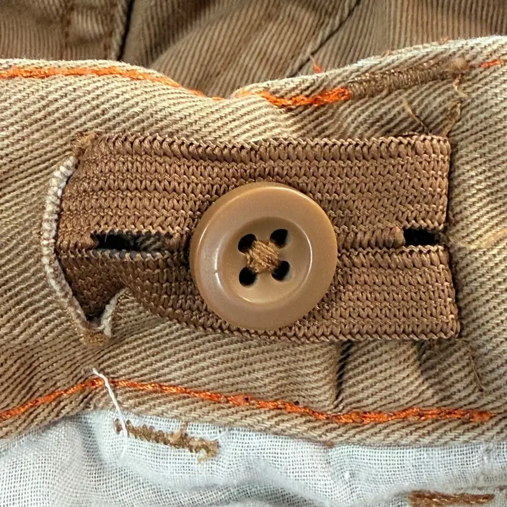 Gymboree Boys Size 4 Cargo Khaki Pants Straight Fit Cotton Casual